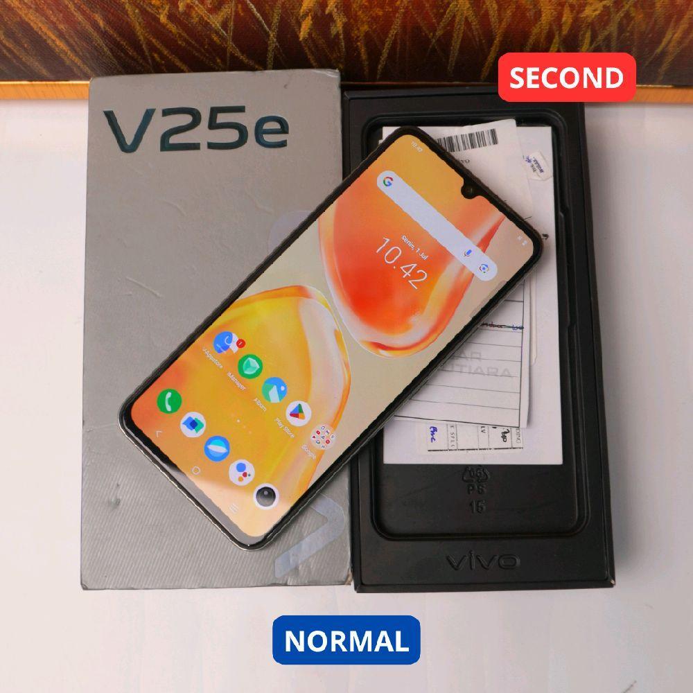 VIVO V25E 12/256 GB HP SECOND ORIGINAL SINAR MUTIARA CELL