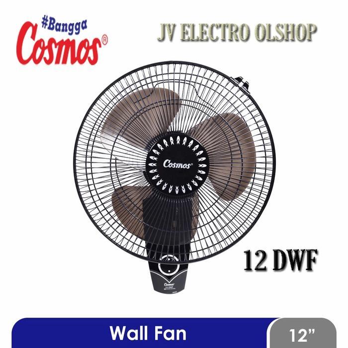Kipas Angin Dinding Cosmos 12 in / Wallfan Cosmos 12 Inch - Hitam