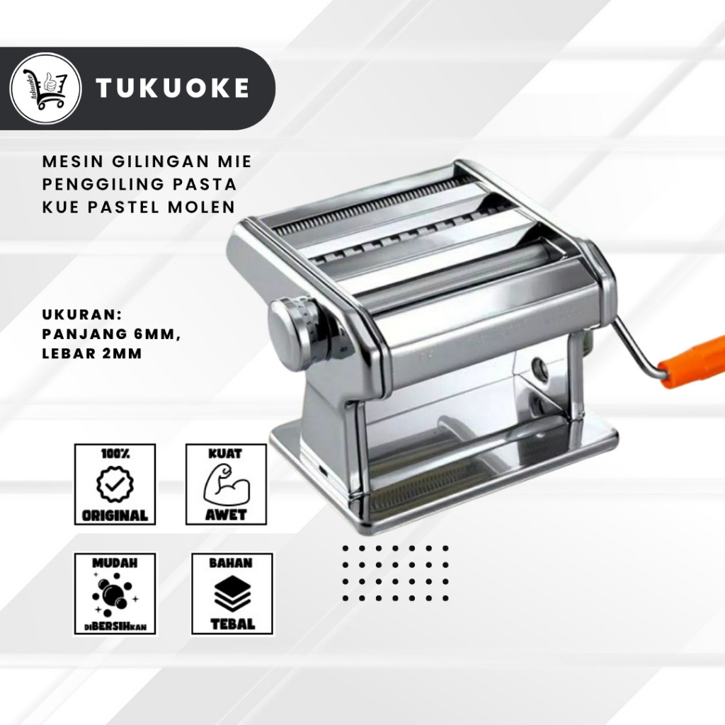 [dapur Liaa] MESIN GILINGAN MIE PENGGILING PASTA KUE PASTEL MOLEN GILINGAN DAGING MANUAL
