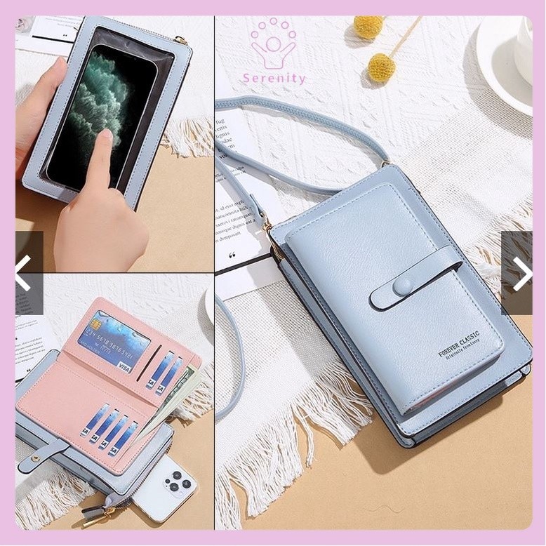 SERENITY (409) Dompet Panjang HP TouchScreen3in1 /Layar Sentuh Import ORIGINAL FOREVER YOUNG/ Tas Se