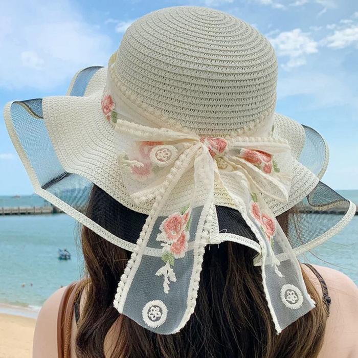 YDFASHIONSHOP 7293 / Topi / Topi Wanita Terbaru / Topi Uv Pantai / Topi Pantai Wanita Terbaru / Topi