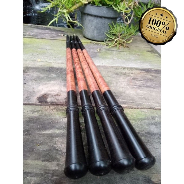 PROMO  Tongkat Komando Kombinasi Kayu Hitam vs Setigi