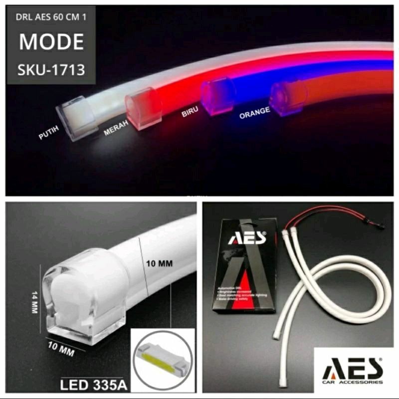 Lampu Alis Drl 30 Cm 1 Mode Aes Grade A Alis premium MERK AES Original