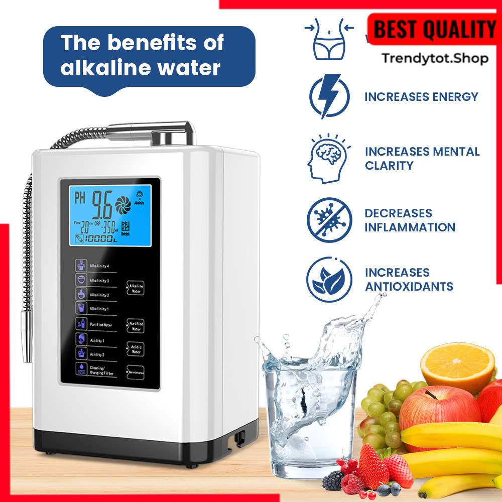 DISKON Alkaline Water Machine Ionizers PH Water Device Alkaline Water Dispenser 5 Plate Platinum Coa
