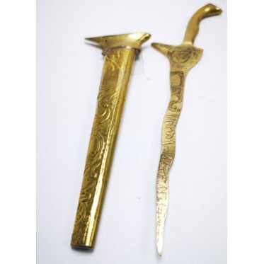 Koleksi Barang Antik Keris Kuningan Unik