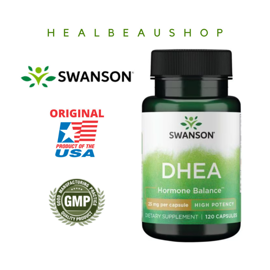 Swanson DHEA Hormone Balance 25mg 30 60 120 caps Moodswing Stress Relieve