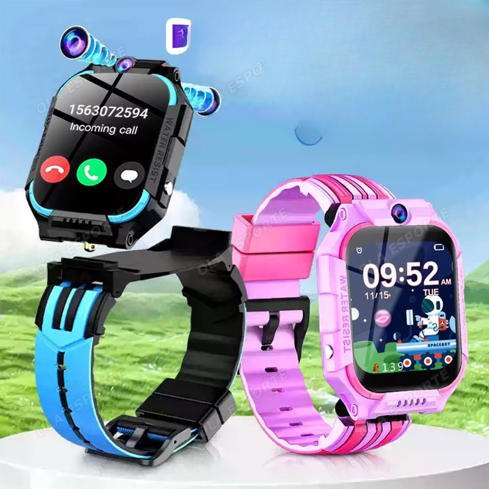 5G Kids Smart Watch SOS GPS Location Sim Card Call Child SmartWatch Camera Video Call Waterproof Wat