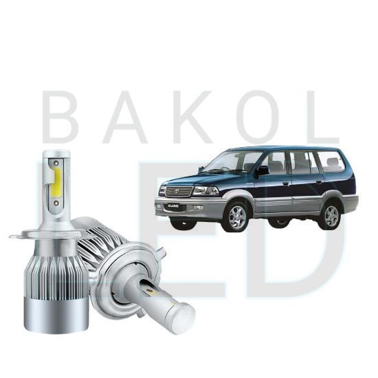 2pcs Lampu Utama LED H4 COB 36Watt Mobil Toyota kijang kapsul LGX LSX KRISTA 1997 2004 BL