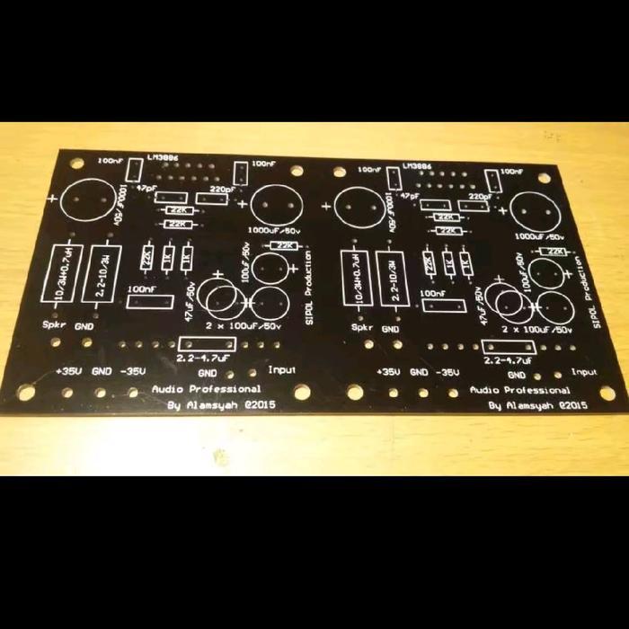 PCB Gain clone 3886 Stereo Pertinax BERKUWALITAS...