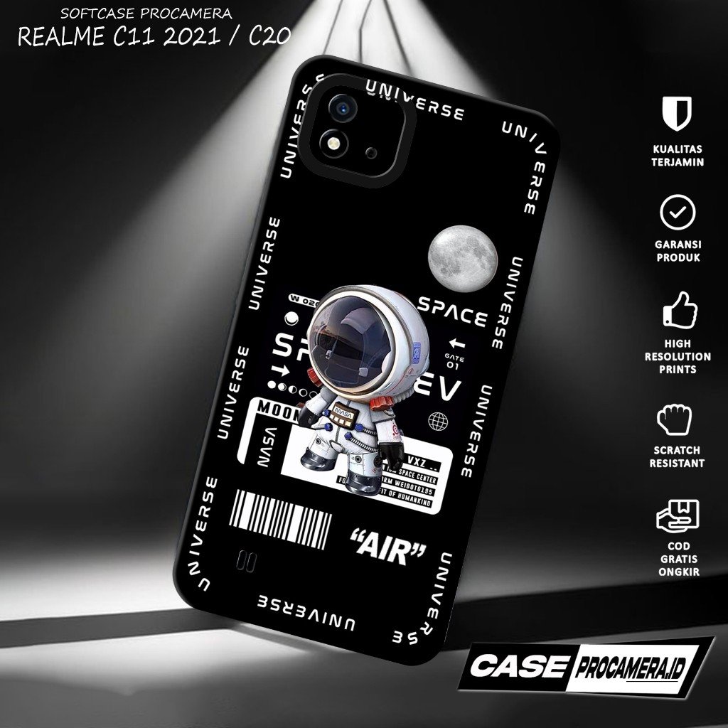 Case compatible for REALME C11 2021 / REALME C20 - Casing Procamera REALME Terbaru 2025 { Case ASTRO