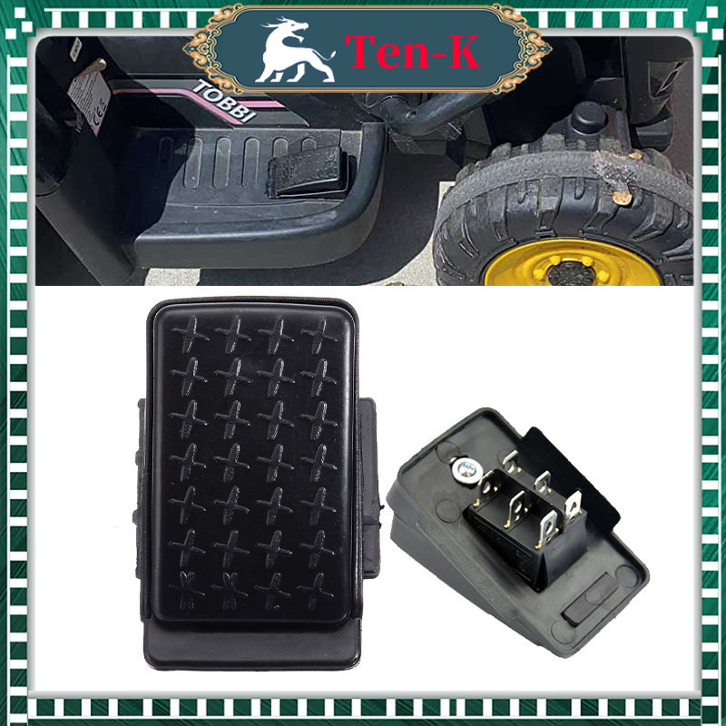 6 Kaki Pedal Gas Mobilan Aki / Injakan Gas Motoran Aki / Pedal Saklar Motor Mainan