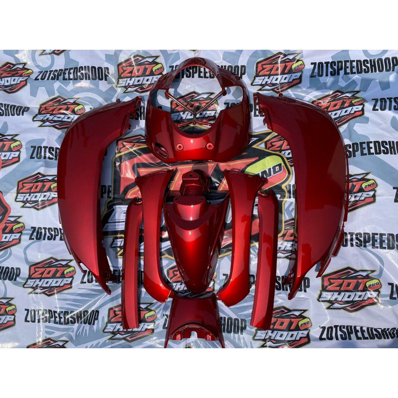 Body scoopy 2018 cover full set body halus scoopy fi esp tahun 2017 2018 2019 warna merah candy