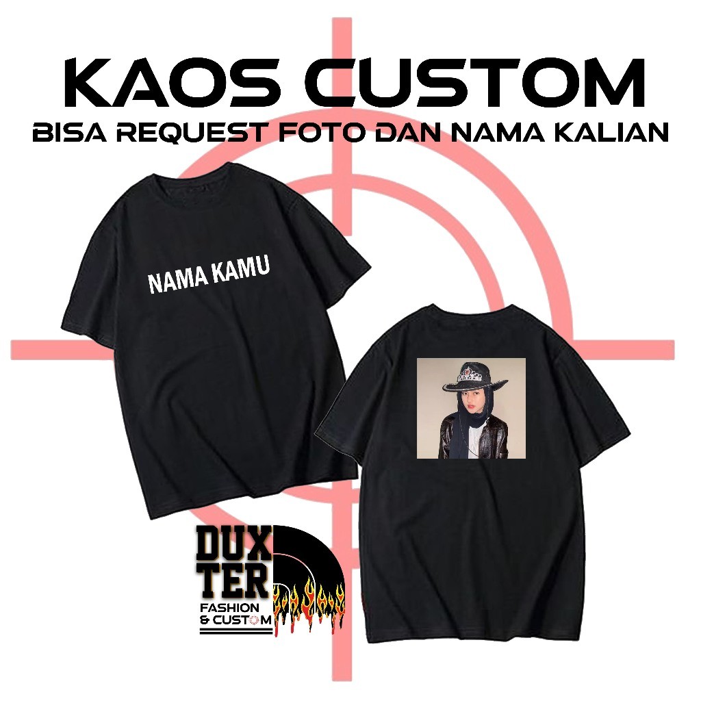 KAOS CUSTOM SEHARI JADI - DUXTERCUSTOM - Kaos Custom - Tshirt Pria Dan Wanita - Kaos Custom Bisa Req