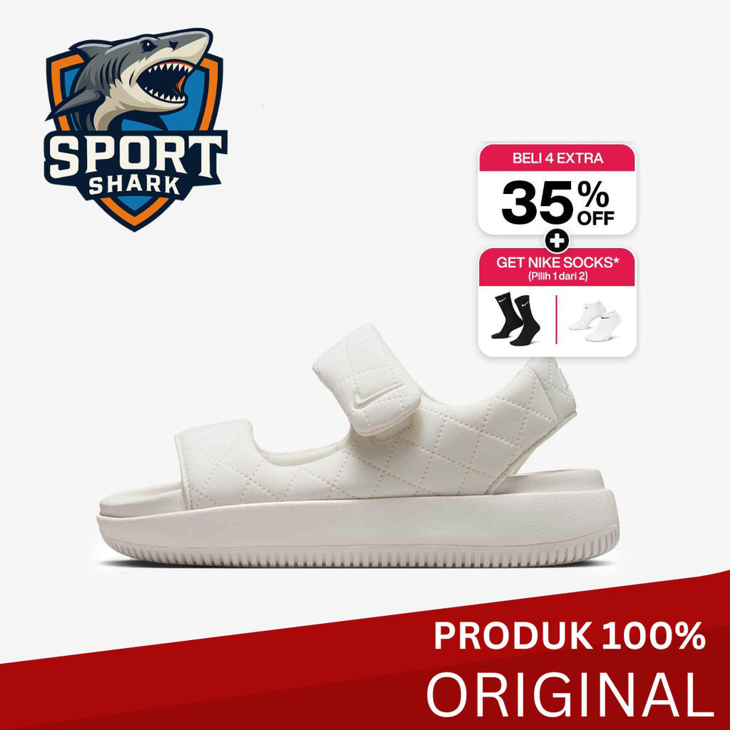 Nike Sandal Wanita Calm SE - Phantom Berkualitas Tinggi Original Slide Branded Sporty Sneakers Ori S