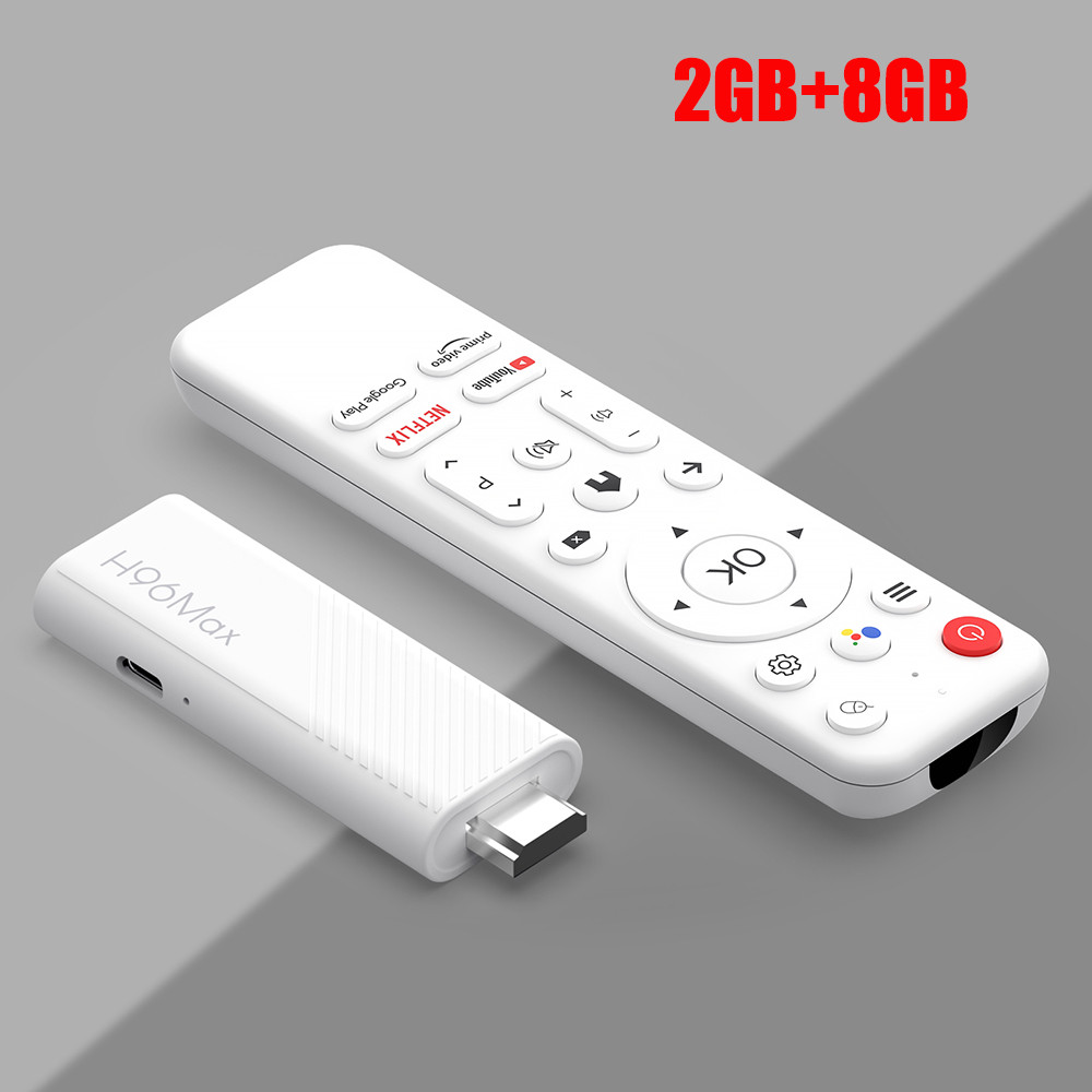 2024 New H96 MAX H313 Mini TV Stick Android 14 Smart TV Box Android14 2GB 16GB 8GB Wifi6 BT 4K HD Go