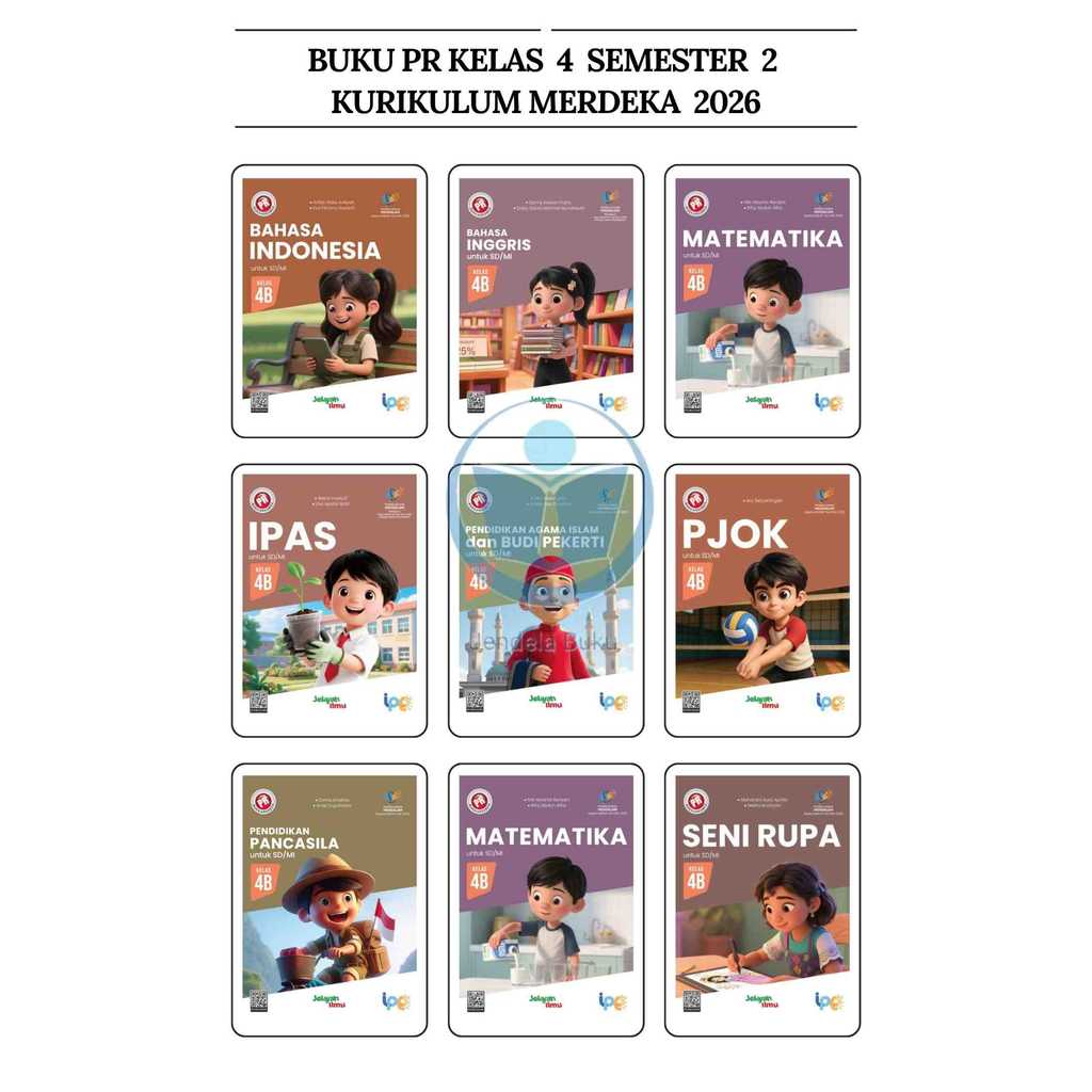 Buku PR SD Kelas 4  Semester 2 Penerbit Intan pariwara Tahun 2026