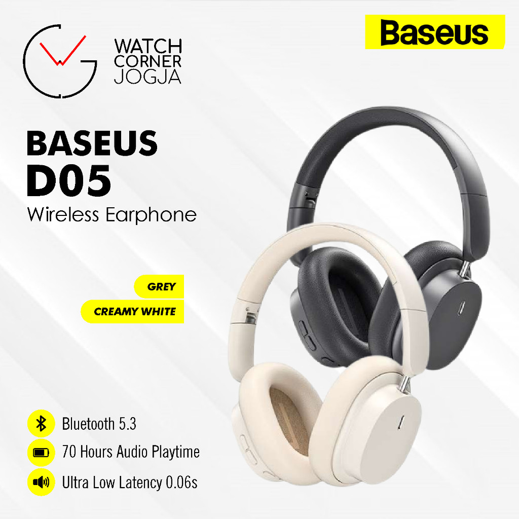 Baseus Bowie D05 Headphone Bluetooth Wireless Earphone ORIGINAL RESMI
