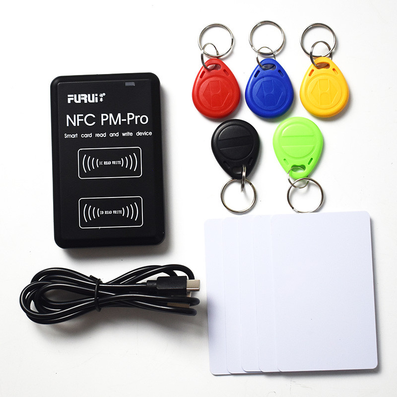 NEW PM-Pro IC/ID Duplicator 13.56Mhz RFID Reader Writer NFC Full Decong Function Card Copier