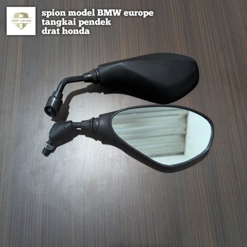spion model BMW europe tangkai pendek pnp universal honda dan yamaha