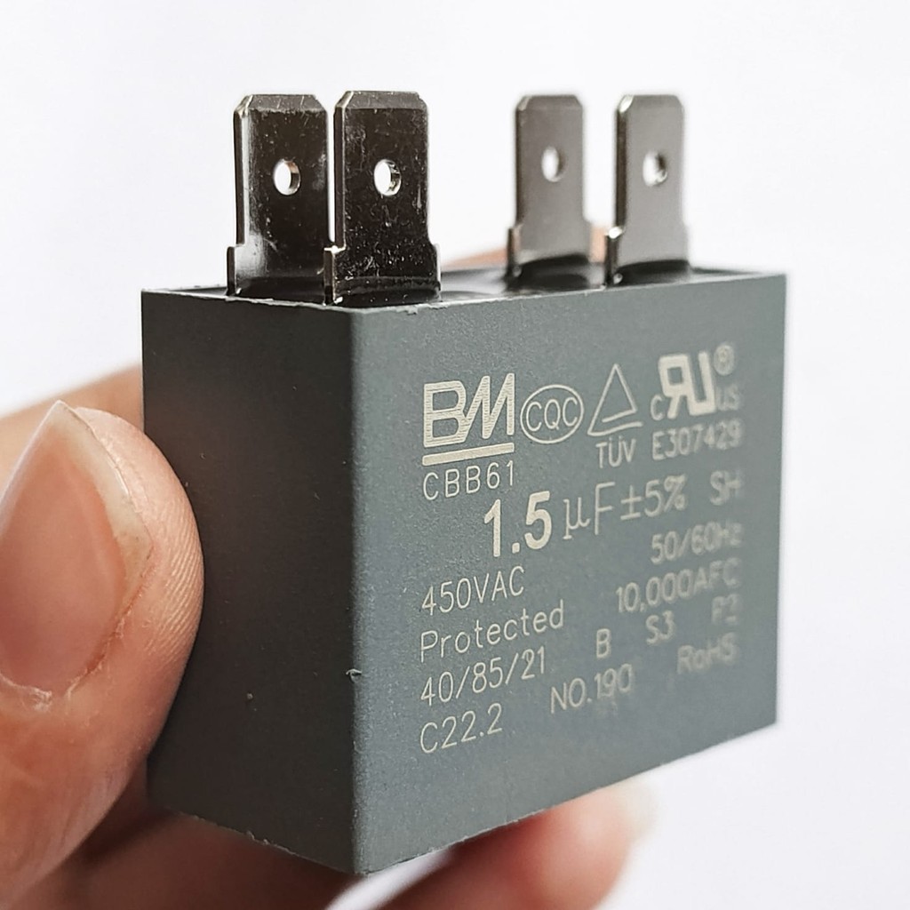 CAPASITOR KAPASITOR AC OUTDOOR ORIGINAL MIDEA 1/2PK MSAF-07CRN2 MSFC-05CRN2X