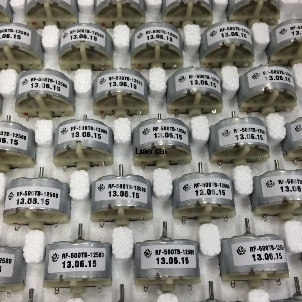 5pcs RF-500TB-12560 RF-500TB-14415 Permanent Magnet Motor High Speed Motor 3V / 6V / 12V Rotating Al