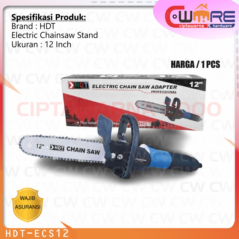 Gergaji Mesin Xenon HDT Adaptor Dudukan Mini Chainsaw Mini Gerinda - CWTT
