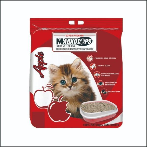 PASIR MARKOTOP 25 LITER / PASIR GUMPAL WANGI KUCING / PASIR KUCING - MARKOTOP, APPLE