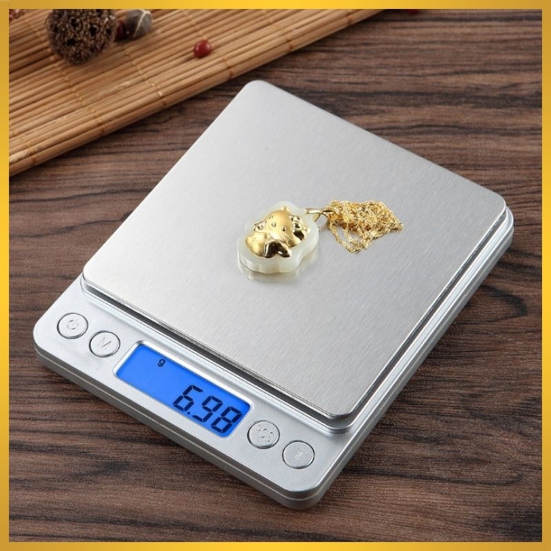 TIMBANGAN EMAS 0.1GRAM/3KG/TIMBANGAN DAPUR DIGITAL