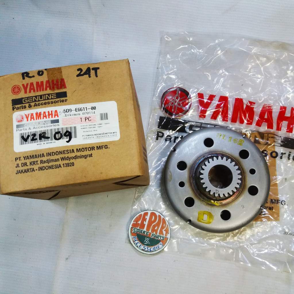 [3E Parts & Acc]  Rumah Otomatis Kopling VEGA ZR 2009 24T - Mangkok kampas ganda kopling Vega ZR 09 