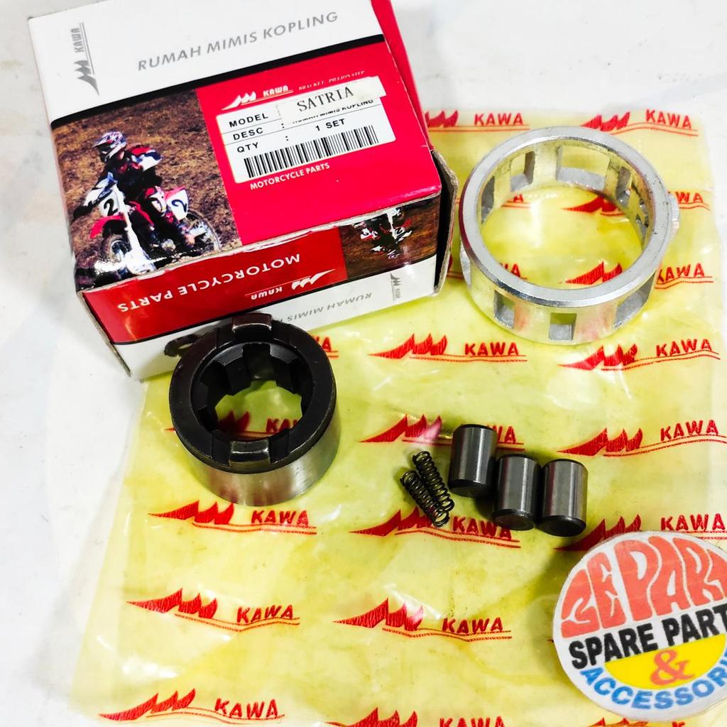[3E Parts & Acc]  Cage Satria 2T Lumba Hiu Bentengan kopling bos pelor Suzuki Satria 2 tak  Barang L