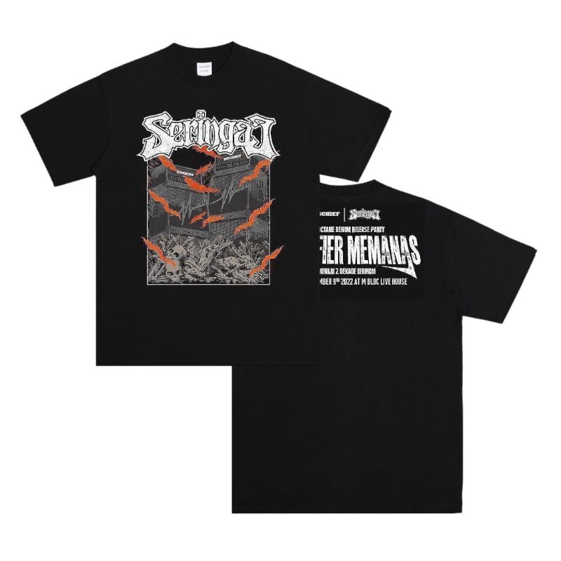 Tshirt Seringai × Mischief Amplifier Memanas
