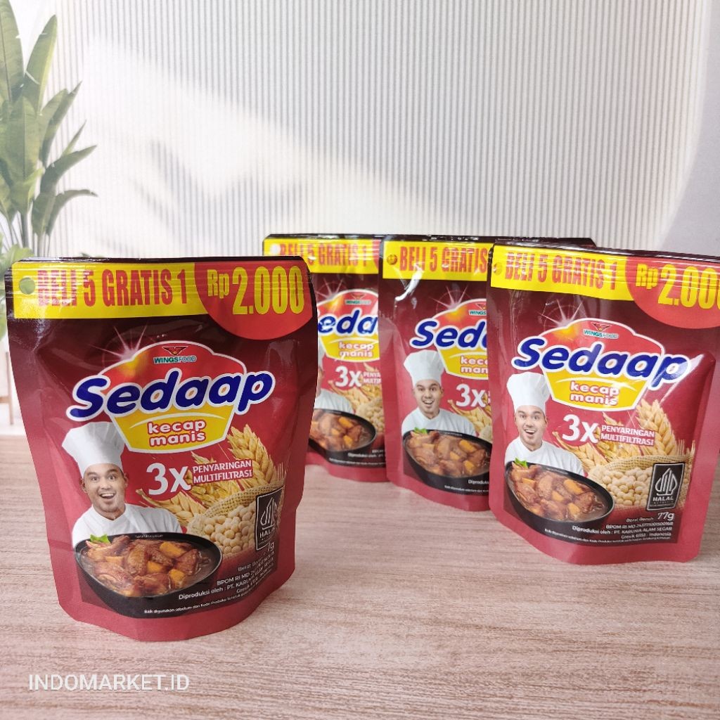 Kecap Sedaap 77g / Kecap manis sedaap / kecap sedap