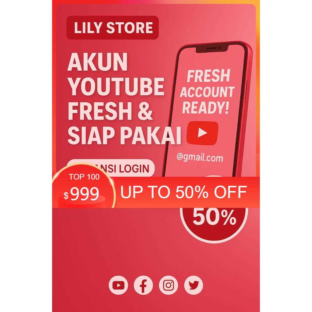 YOUTUBE ACCcOUNT FRESH + GMAIL