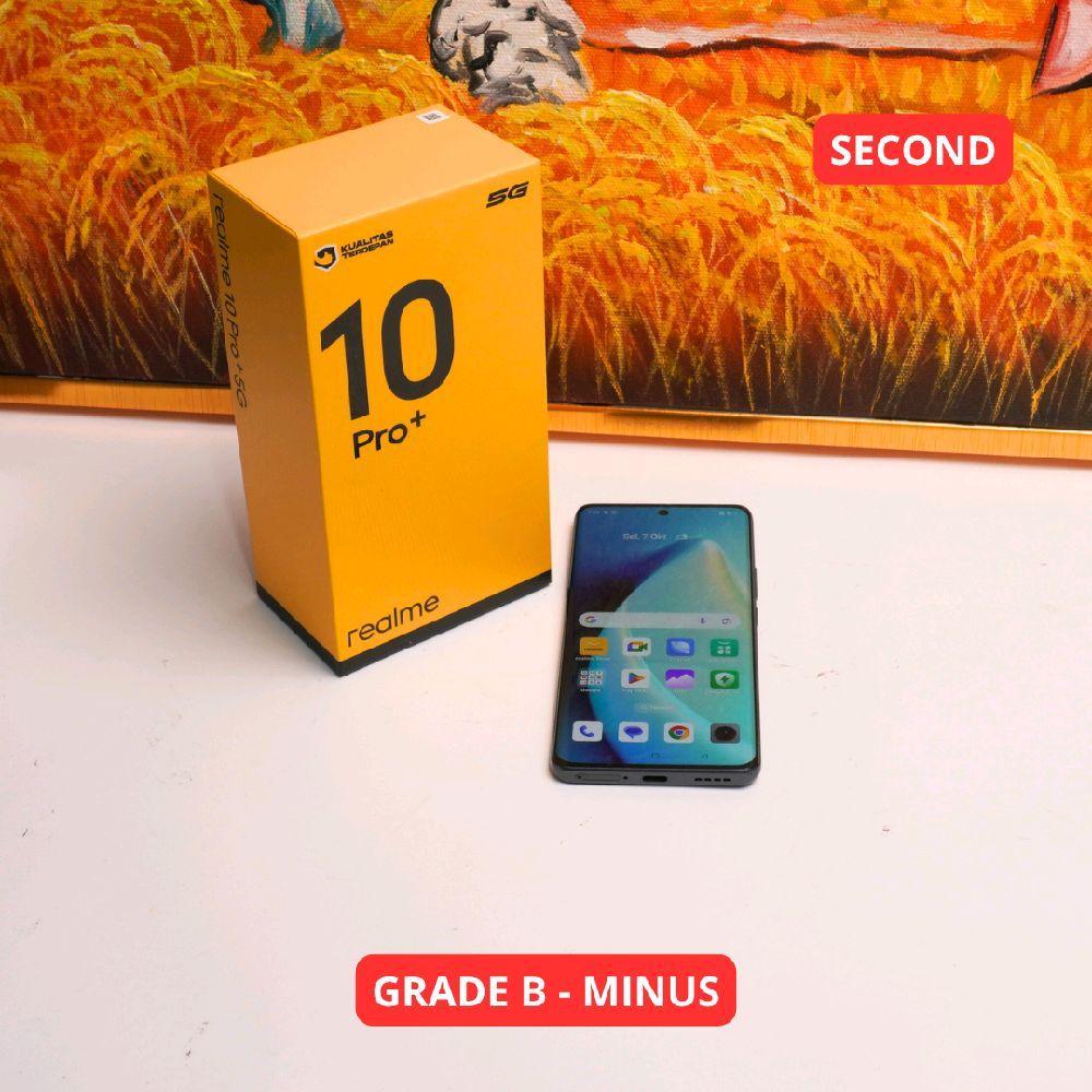 REALME 10 PRO+ 8/128 (5G) GRADE B - MINUS HP SECOND ORIGINAL SINAR MUTIARA CELL (66354)