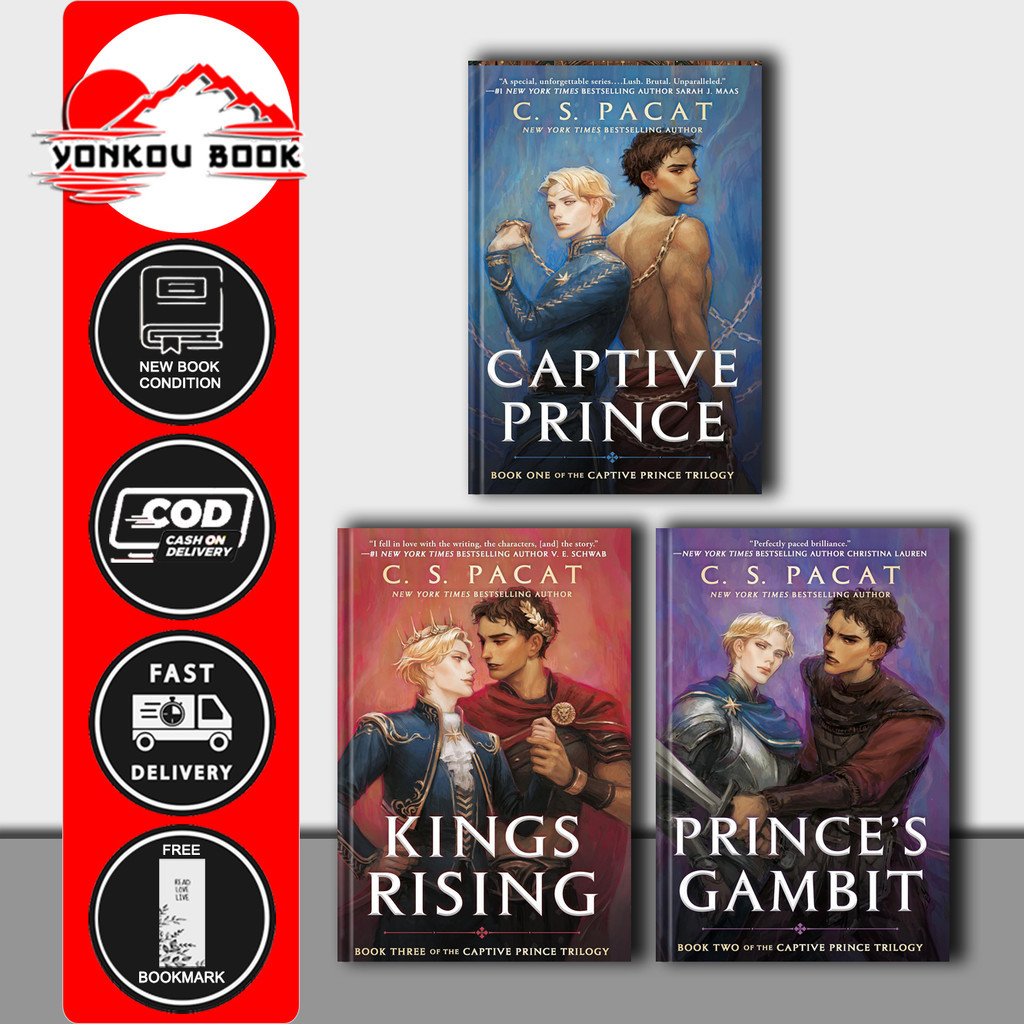 The Captive Prince Trilogy 3 book series ( Captive Prince | Prince's Gambit | Kings Rising ) by C. S