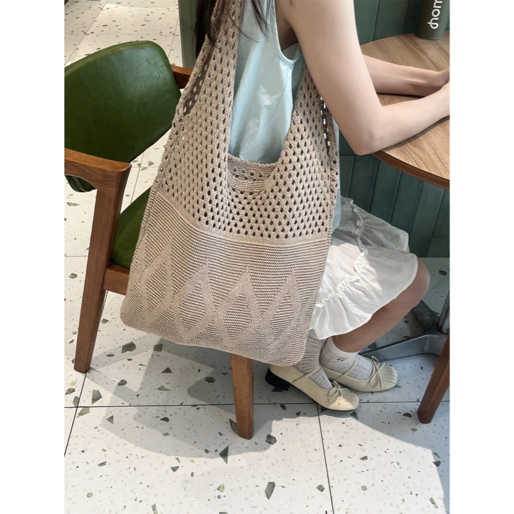 Tas Rajut Wanita Terbaru | Tas Santai Fashion Korea Model Kekinian