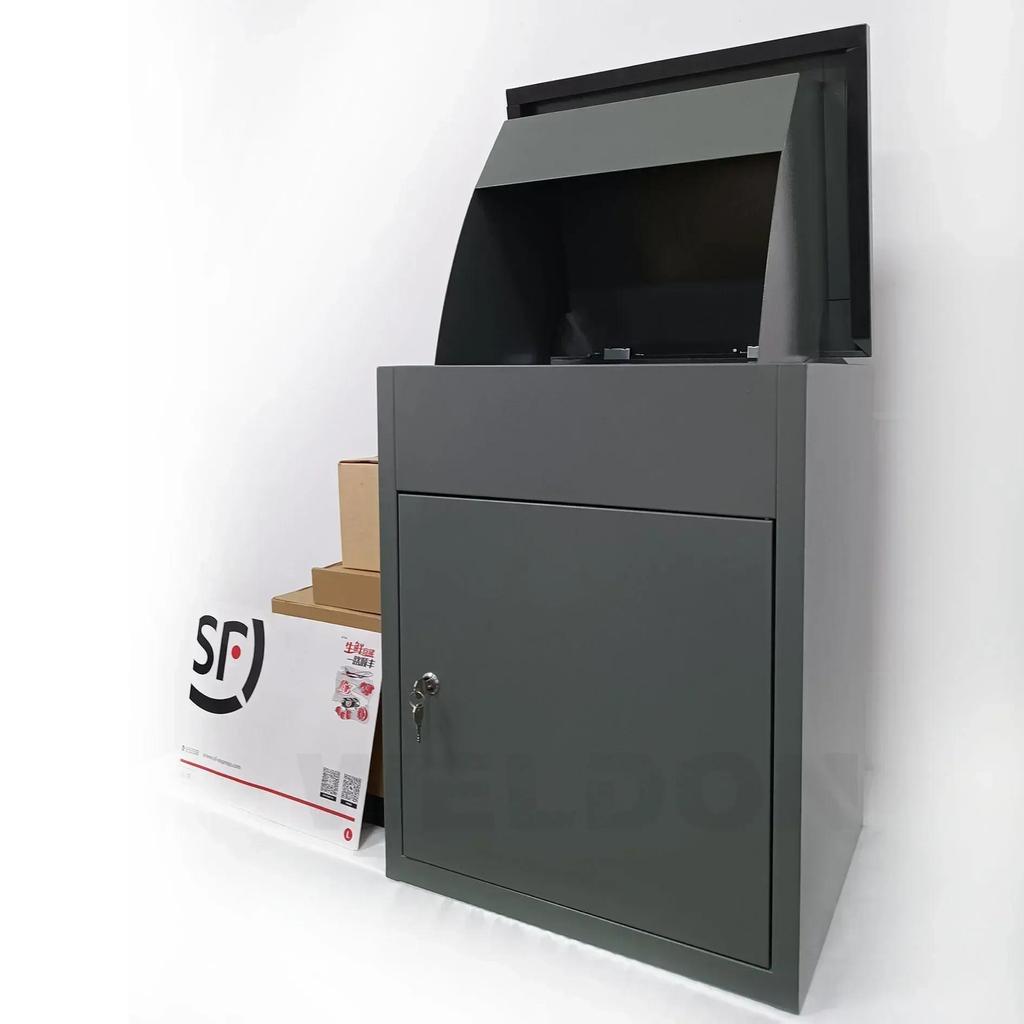 Outdoor Mailboxes Large Parcel Letterbox,Waterproof Package Box In Garden , Wall Mounted Home Securi