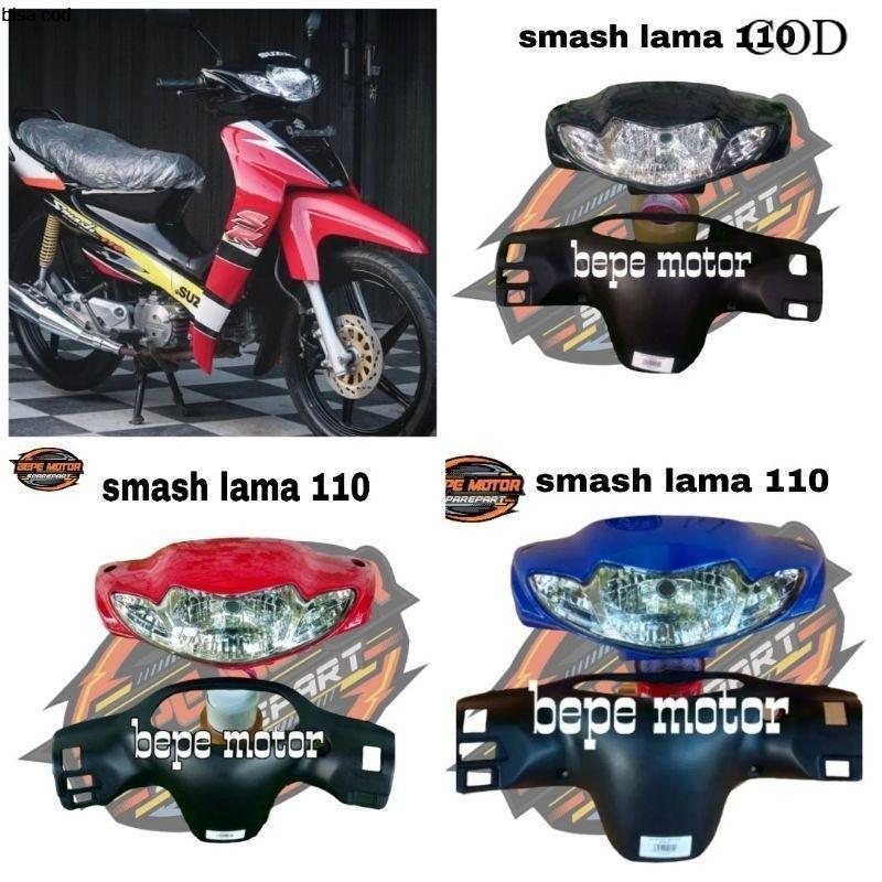 BATOK KEPALA 1SET MOTOR SUZUKI SMASH 110 SMASH LAMA WARNA HITAM BIRU MERAH - SMASH 110 SMASH LAMA