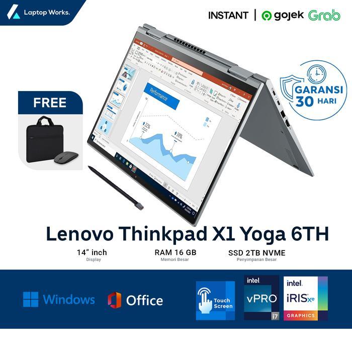 Lenovo Thinkpad X1 Yoga 6TH Core I7 Gen 11 Ram 16 Gb Ssd 1 TB NVME | IRIS XE Graphic | Stylus Pen