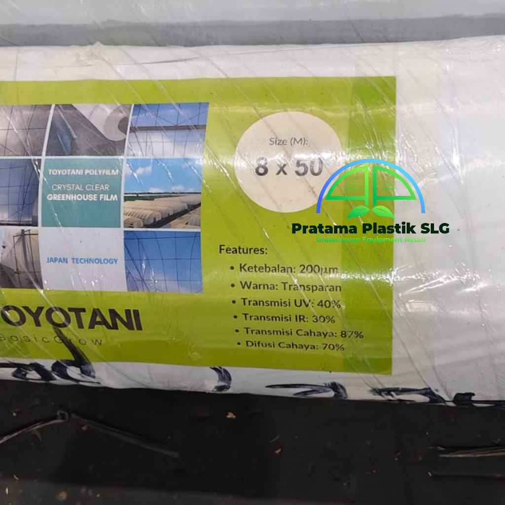 Plastik UV Toyotani Lebar 8 Meter ( Basic)