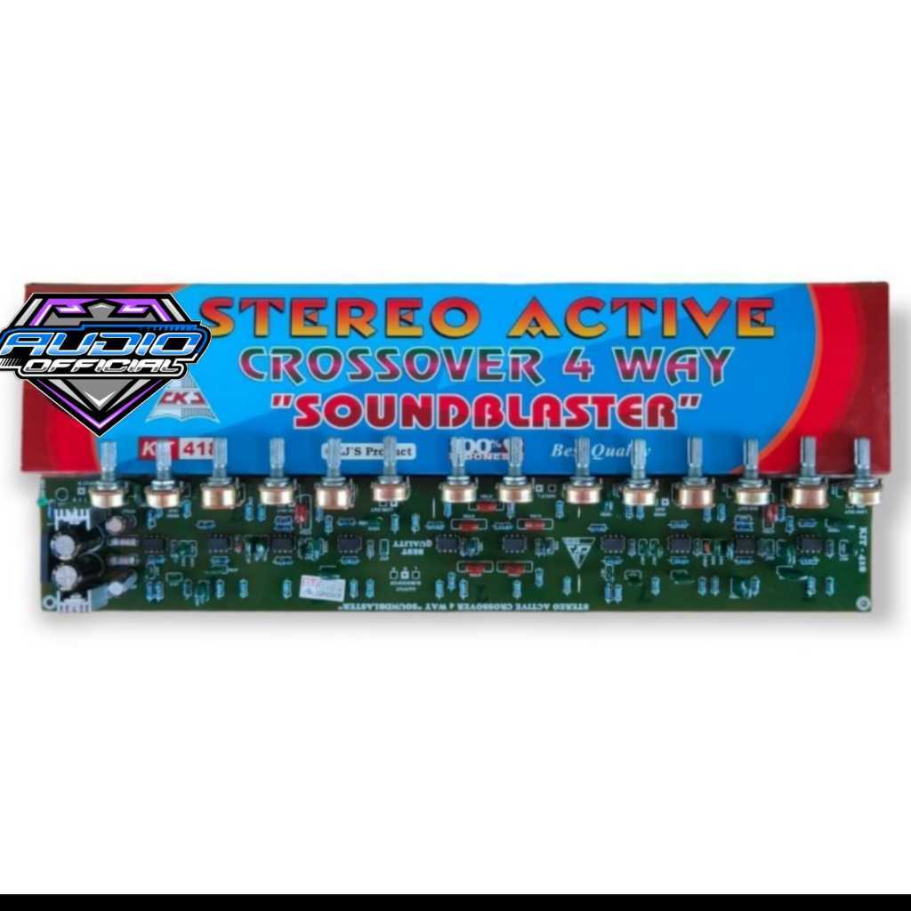 Kit CROSSOVER 4 WAY DRIVE RACK Soundblaster + Subwoofer / Cross Over SUB Woofer