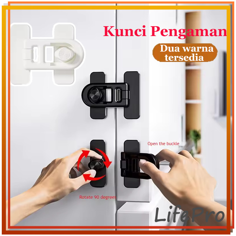 Kunci Pengaman Pintu Kulkas / Kunci Kulkas Baby Safety Lock Kunci Pengaman Pintu Laci Kunci Lemari