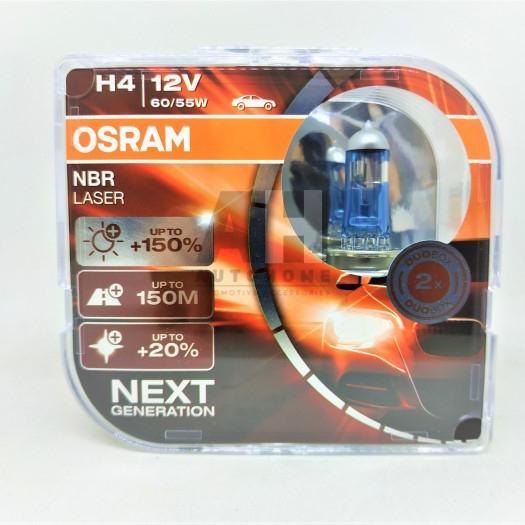 RidePro Osram H4 NBR Night Breaker Laser 12V 60/55W ORIGINAL