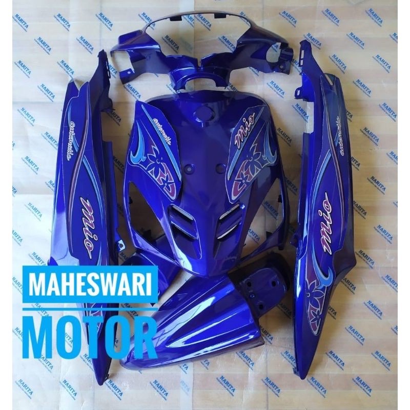 cover body mio sporty biru + body kasar Termurah