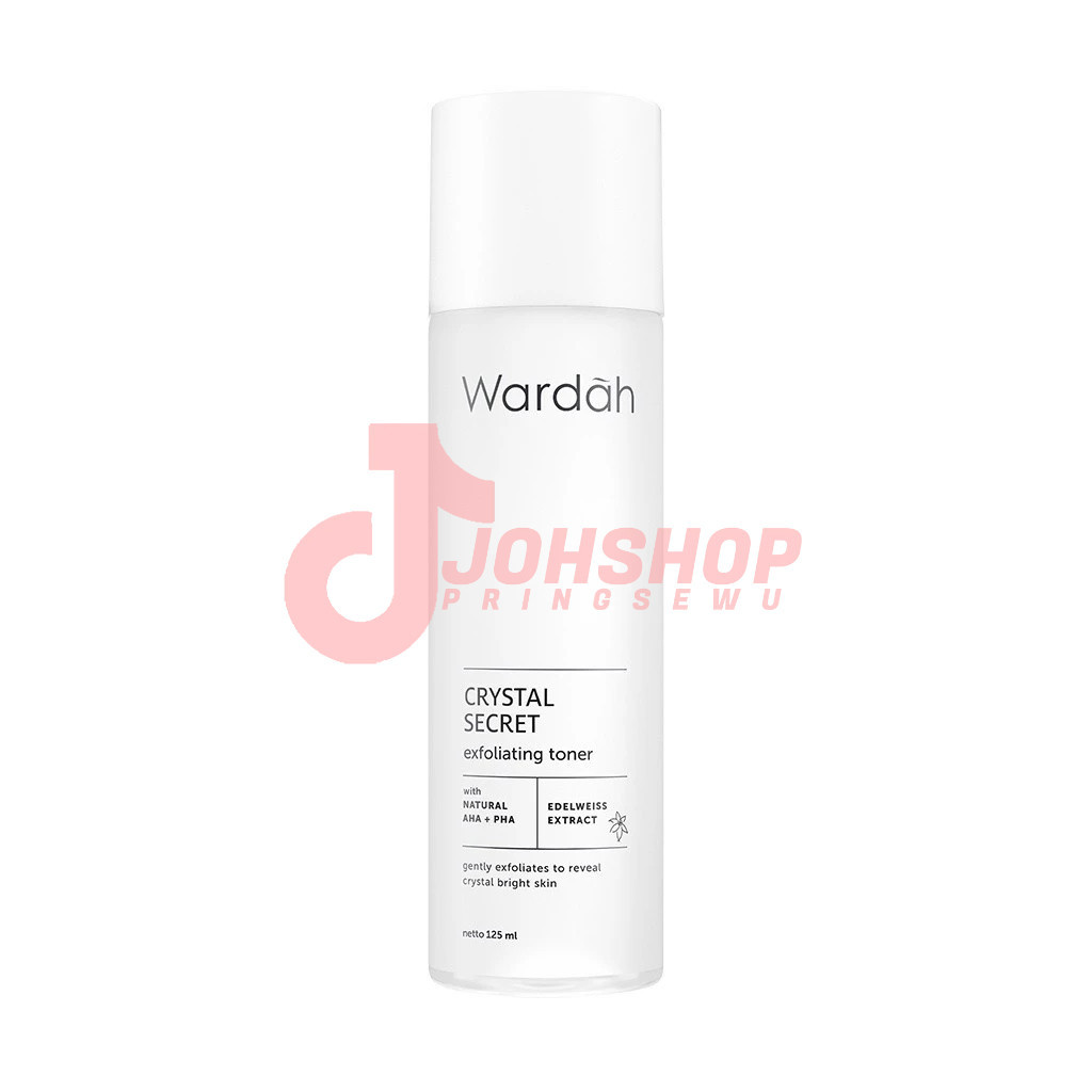 Wardah Crystal Secret Exfoliating Toner with Natural AHA + PHA 125ml | White Secret
