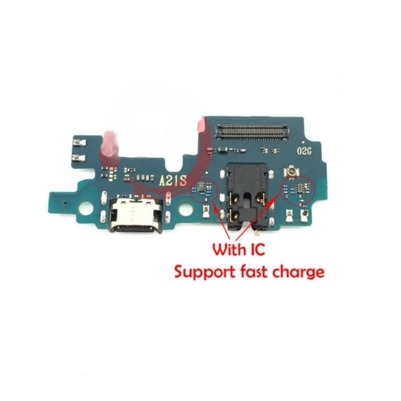 Papan Cas Samsung A21S Flexi Board Ori + Ic