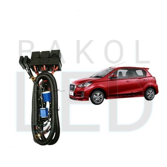 Relay Set Lampu Utama LED H4  Mobil Datsun Go Panca BL