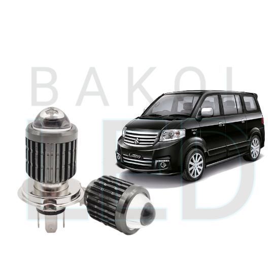 2pcs Lampu Utama LED H4 Laser Putih Mobil Suzuki APV BL