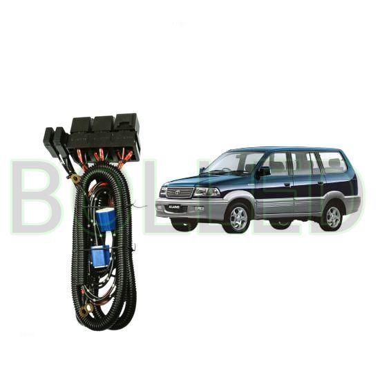 Relay Set Lampu Utama LED H4  Mobil Toyota kijang kapsul LGX LSX KRISTA 1997 2004 BLD