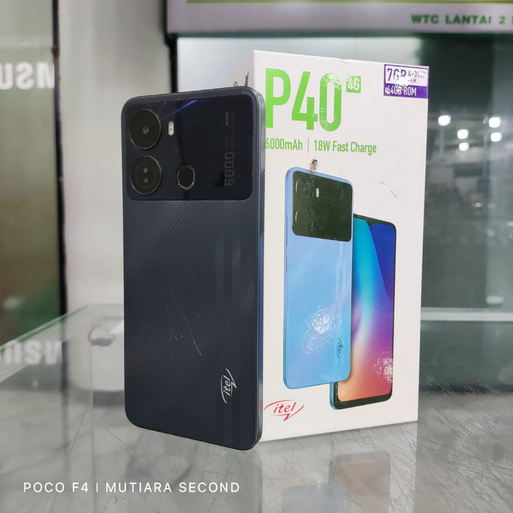 iTel P40 Ram 4/64GB | Ram 4/128GB Second Resmi